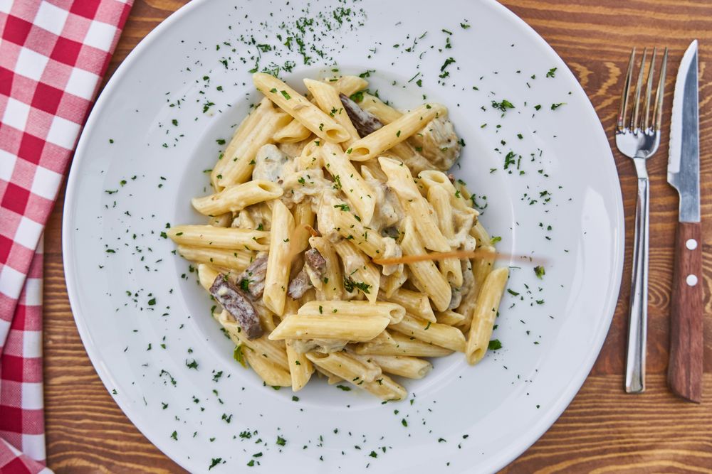 Polofunghi cream pasta